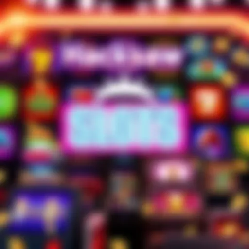 A vibrant display of various LE slots by Hacksaw, showcasing colorful symbols and game screens to highlight their popularity.