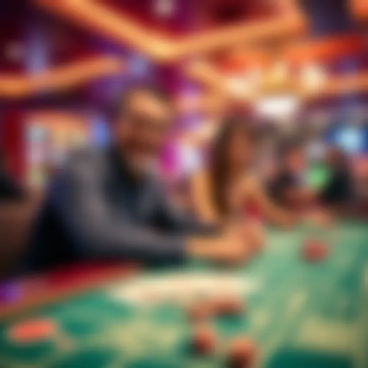 A man and woman enjoying a fun night at the craps table in a casino, smiling as they celebrate their wins