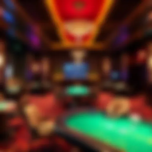 A luxurious high limit casino room with elegant decor and private gaming tables, showcasing a relaxed gambling atmosphere in a West Coast setting.