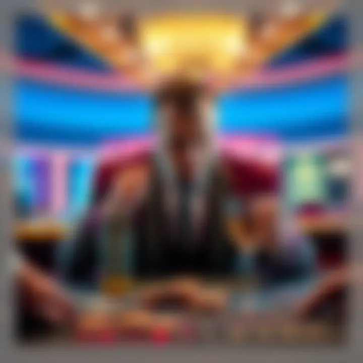 High-stakes gambling in Las Vegas A man in Las Vegas loses a large sum of money at a baccarat table while holding a glass of Macallan 25, showing no emotion.