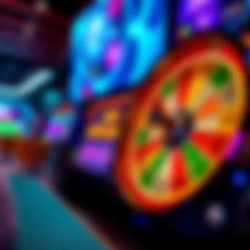 A desktop screen showing a hand history feature while a game wheel spins, enhancing player strategy during gameplay.