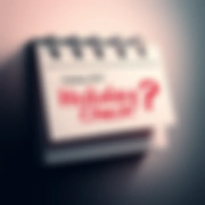 A calendar marked to show a holiday with question marks around it, symbolizing uncertainty about rewards on that day.