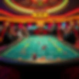 Craps table showing new rules with players looking disappointed