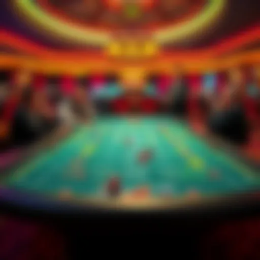 Craps table showing new rules with players looking disappointed