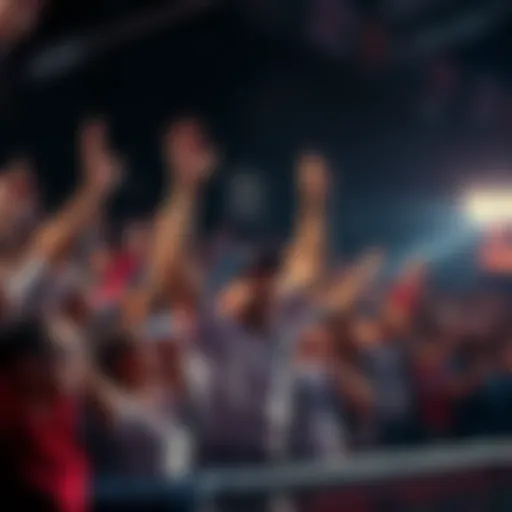 Fans celebrating a home run with excitement, showing joy and anticipation for upcoming payments.