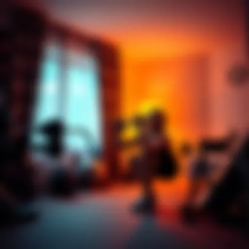 Home Workout Tips A person working out at home with simple exercise equipment, focusing on fitness and training techniques.