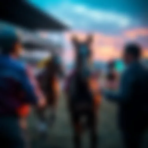 Jockeys discussing Lasix's impact on horse racing during a meeting in New York.