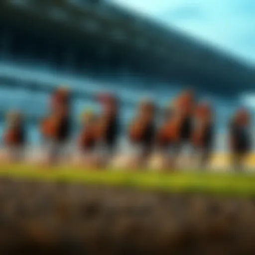 Horses competing in a race at Bangor, Newcastle, and Limerick