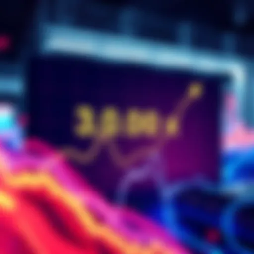 Graph showing nearly 3000x return on Hot Ross investment with upward trend line