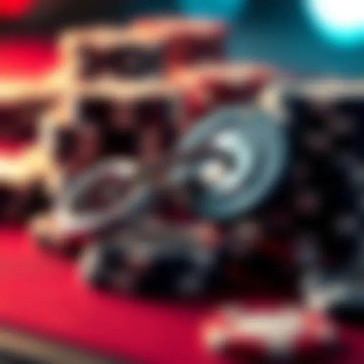 A graphic showing a broken link and poker chips, symbolizing the removal of the Finding Equilibrium channel from YouTube.