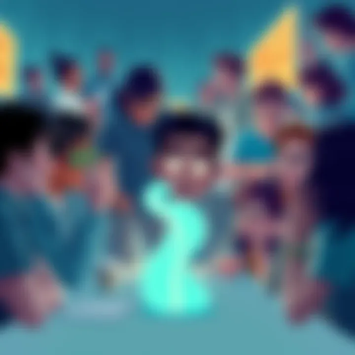 Impact of 'Gross' on Modern Culture Illustration showing diverse people reacting to the word 'Gross' in various social settings.