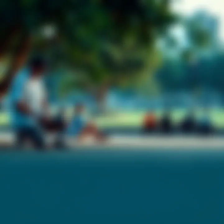 A group of people sitting idly in a park, reflecting on their lack of action and its effects on society.