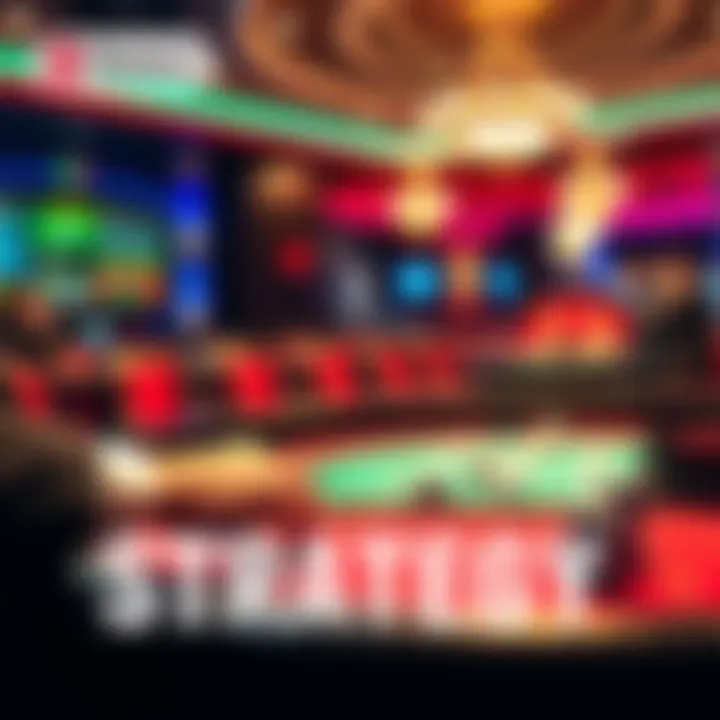 A person placing a bet at a casino table, focused on high-stakes games with chips in hand.