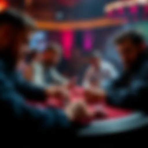 A thrilling poker scene at WSOP 2026, showing players with focused expressions and cards in hand during a high-stakes moment.