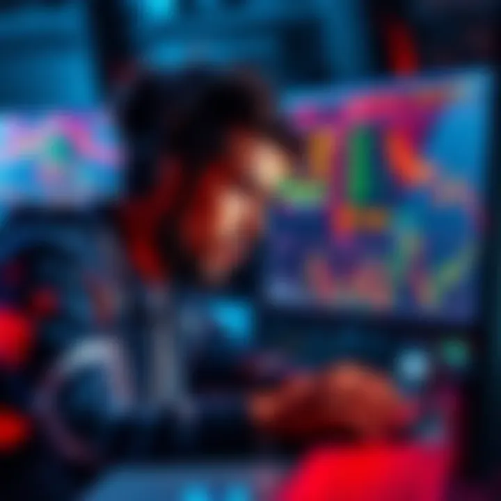 A person analyzing data on a computer to determine the legitimacy of the Stake US bot.