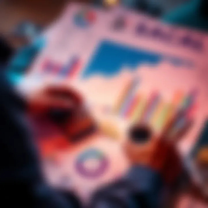 Investment options overview A person analyzing investment charts with a calculator and coffee