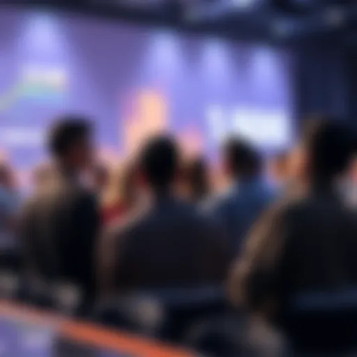 People sharing opinions on transforming $200 into a larger investment at a financial forum.