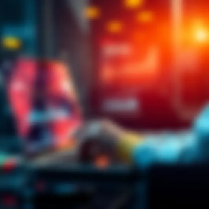 Investment Opportunities in 2025 A person analyzing financial graphs and charts with a laptop, representing investment strategies for 2025.