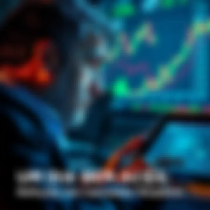 Investor contemplating his next move A thoughtful investor looking at financial charts, reflecting on past decisions and future uncertainties