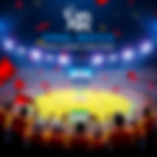 Fans cheering at the IPL 2026 Final with colorful banners and team jerseys