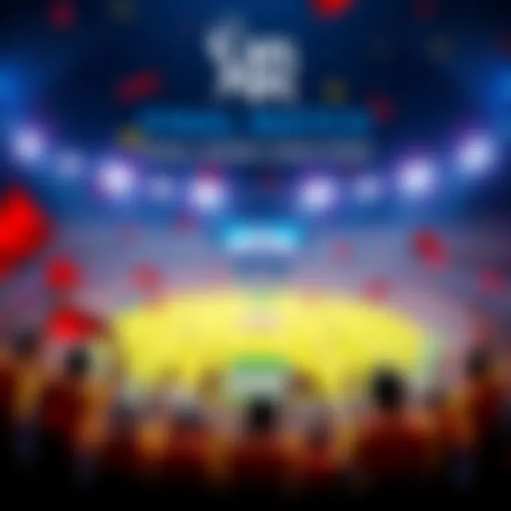 Fans cheering at the IPL 2026 Final with colorful banners and team jerseys