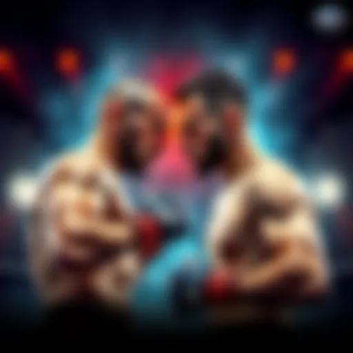 Islam Makhachev and Ian Garry face off in an intense octagon showdown, showcasing their unique fighting styles and strengths.