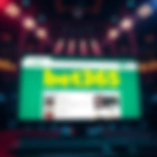 A computer screen displaying the bet365 website with Italian betting options highlighted, symbolizing the search for Italian accounts for betting.