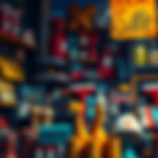 Various items available for purchase, displayed attractively, inviting potential buyers to check them out.