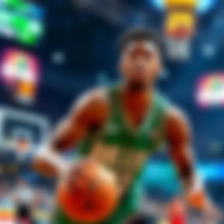 Jalen Green dribbling the ball, looking focused, with a determined expression after committing turnovers