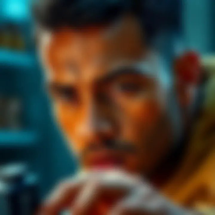 Jamal focusing on a task with a confident expression