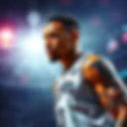 JB showcasing skills on the court during playoffs