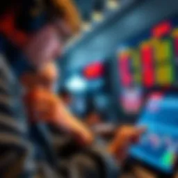 A close-up of JerimiaFraiser confidently placing bets on a digital platform, showcasing his focus and strategy.