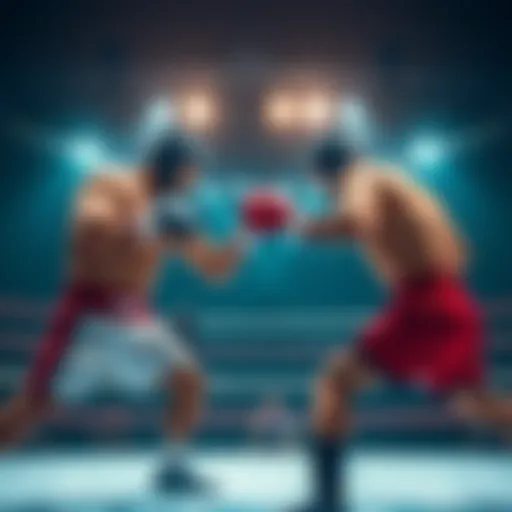 Johnson demonstrates his striking skills and stamina during a fight against Diego