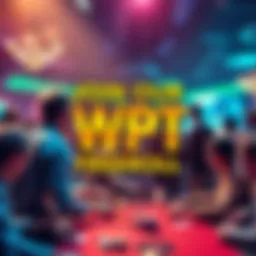 Group of people discussing WPT Gold freeroll opportunities enthusiastically