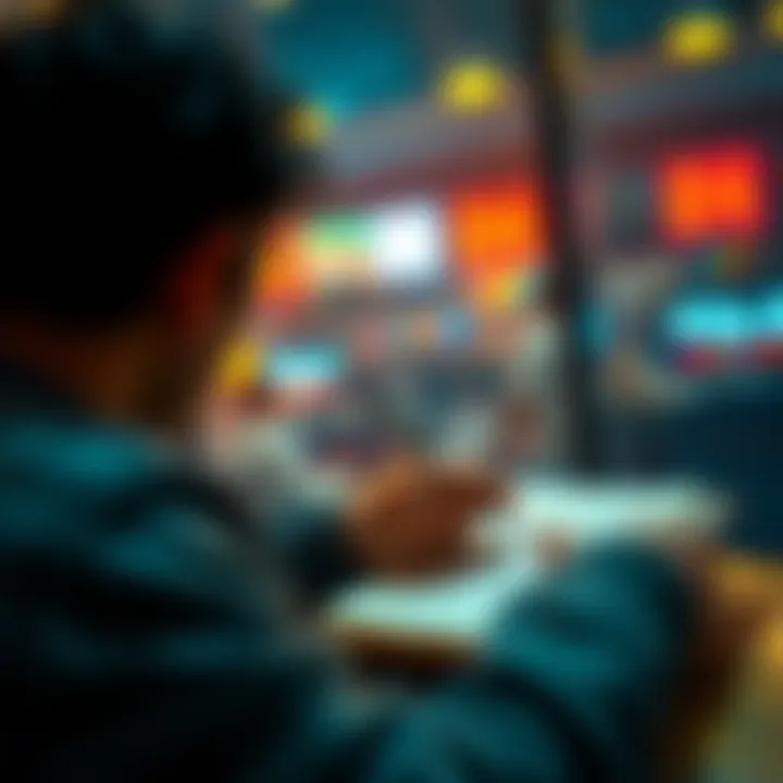 A person writing in a journal, reflecting on their struggle with gambling addiction related to CS2.