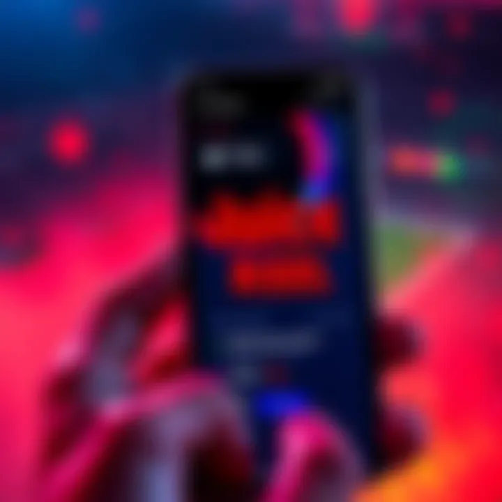 A smartphone displaying the Juice Reel app with betting expert rankings and real-time data.