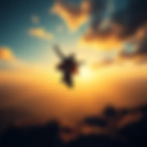 A person confidently leaping into the air, symbolizing the courage to embrace new experiences.