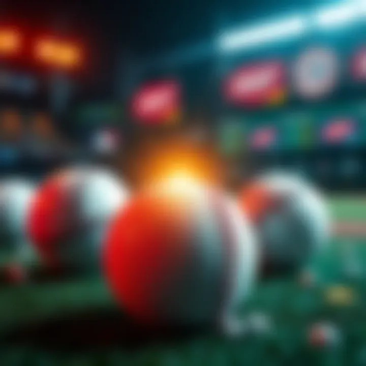 A graphic showing baseballs and betting symbols related to KBO and NPB games