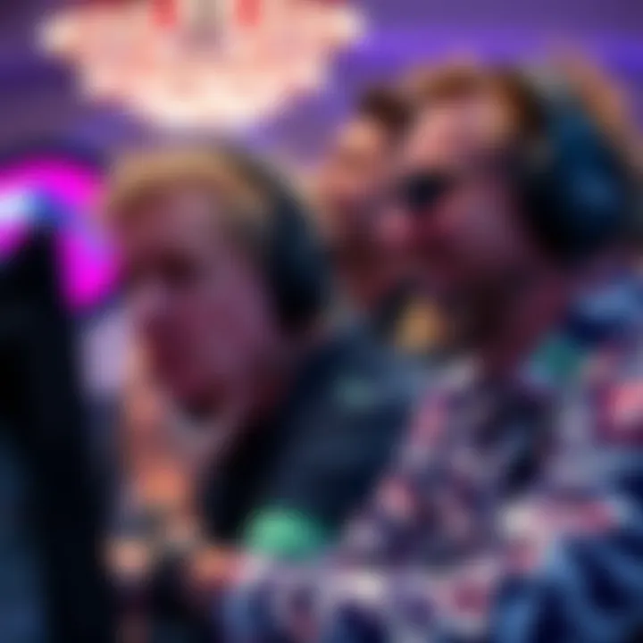 Keating looks disappointed after losing $500,000 in a game, while Garrett laughs in the background