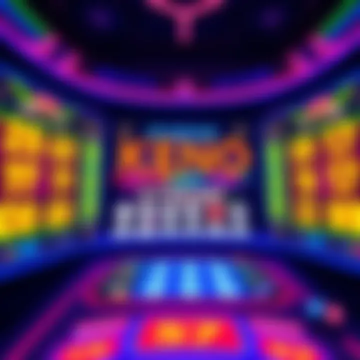 A vibrant Keno Xtreme game interface featuring colorful numbers and exciting graphics that engage players.