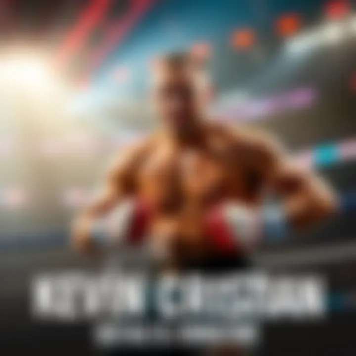 Kevin Christian preparing for a fight against Tafa Ko in the ring
