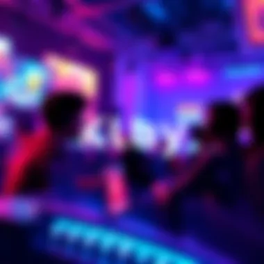 Klay Revolution in Gaming A vibrant scene showcasing the Klay platform with gamers engaged in immersive gameplay, highlighting the impact on the gaming industry.