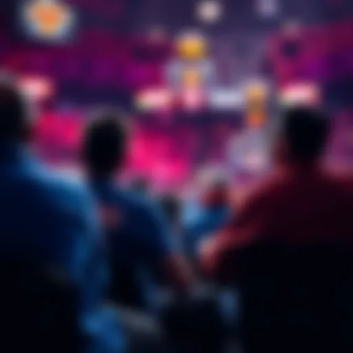 Fans watching the Knicks play against the Thunders with excitement and anticipation