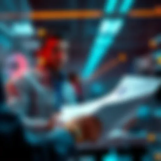 A secure process showing documents being reviewed for KYC compliance, emphasizing privacy and data protection.