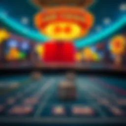 A close-up of a casino table in Las Vegas showing dice, highlighting bets on 2 and 12.