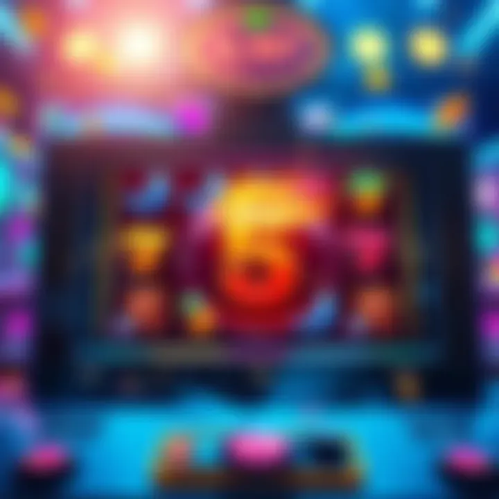 A screenshot showing the Le Bandit 5 Scatter game interface with colorful symbols and a spinning reel