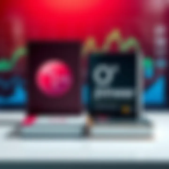 An overview of the LG brand logo alongside the O' Apower book, symbolizing LG's significant impact on the market, with a backdrop of graphs showing market trends.