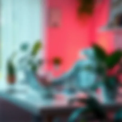 A person sitting at a desk with a laptop, surrounded by plants and a cup of coffee, illustrating a relaxed work environment.