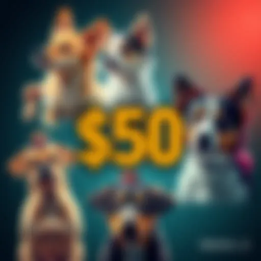 A graphic showing various $50 rescue SCs, including Zula, Fortune, and Sportzino, with a bright and eye-catching design.
