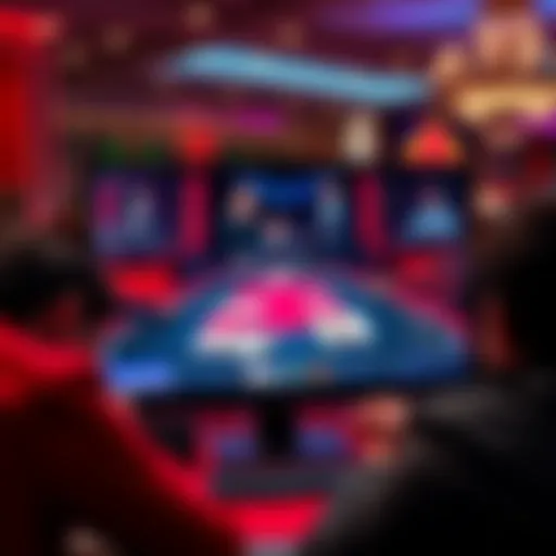 A computer screen showing a live baccarat game with a dealer and cards